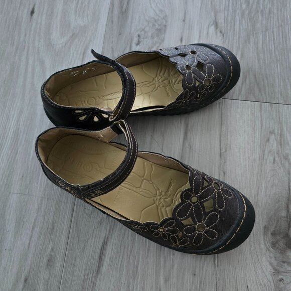 J-41 Adventure | brown granola sporty mary jane sneakerina shoes | WMS 7.5 - Picture 2 of 9